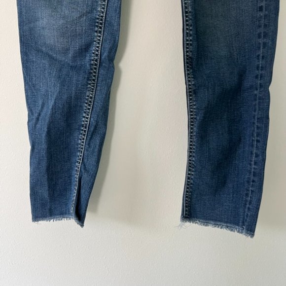 KanCan button fly skinny jeans with distressed ankle - Picture 3 of 5